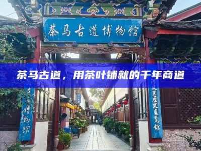 茶马古道，用茶叶铺就的千年商道